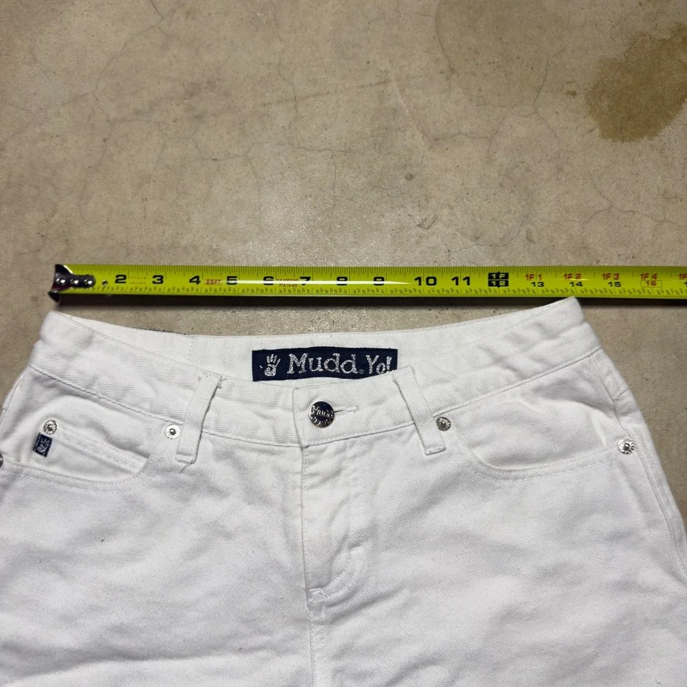 Mudd Yo! White Denim Shorts